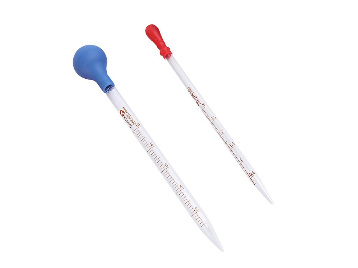 2pcs Conta Gotas De Vidro Liso Allinless