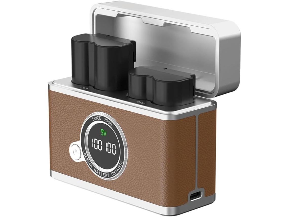Base De Carregamento Type-c Comum Com Visor Lcd Energia Em Tempo Real