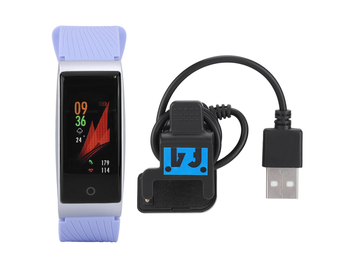 Pulseira Inteligente com monitoramento de frequência cardíaca e pressão arterial EOOCOO