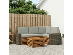 Vidaxl Conjunto De Sofás Para Exterior 5 Unid. Poliéster