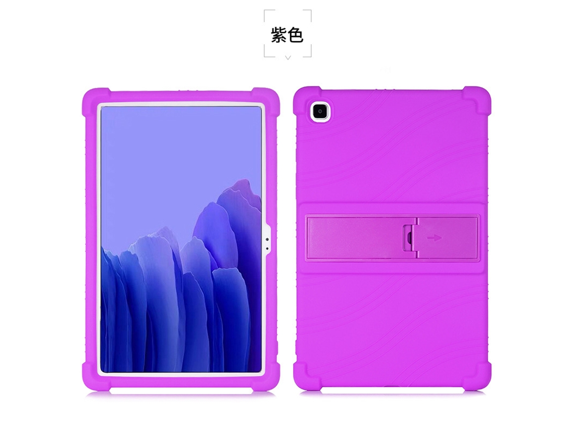 Compatível Com O Tablet Samsung Sm T505c, Tab A7 De 10,4 Polegadas, Capa De Silicone Macio À Prova De Choque T500.roxo Ushion