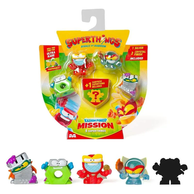SuperThings Kazoom Power Mission Pack 5 Figuras 6-6 41055 MAGIC BOX