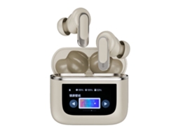 Auriculares Sem Fios Bluetooth 5.3 Som Hi-fi Cancelamento De Ruído Microfone Para Chamadas Display Led/lcd Lurelia