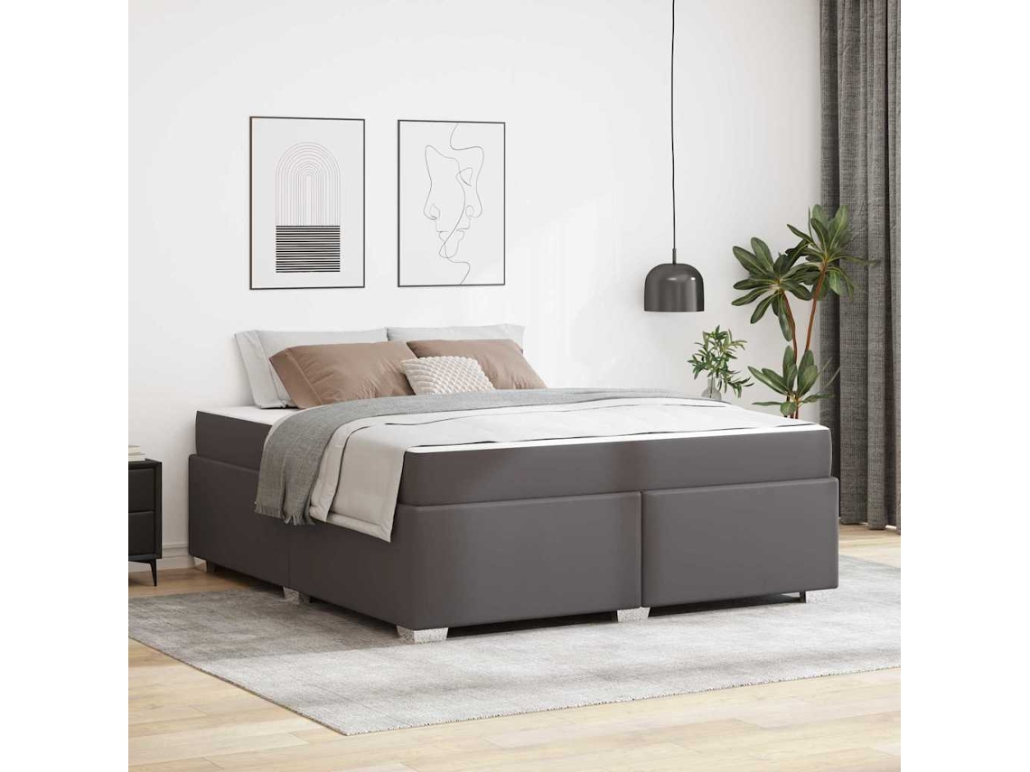 Vidaxl Estrutura Da Cama Cinzeto 180 X 200 Cm Tecido