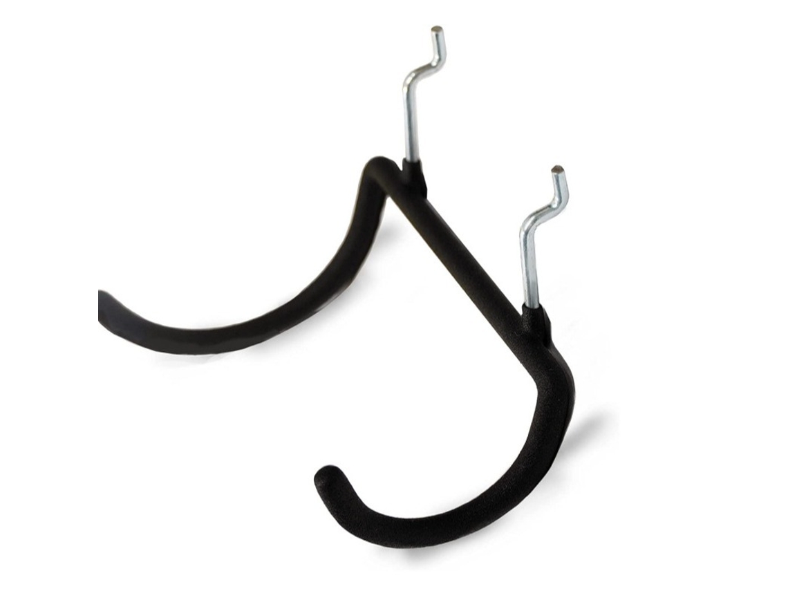 Ganchos para Painel Perfurado, 5 Peças de Suporte de Aço Inox para Painel Perfurado, Expositor Suspenso, Suporte para Painel Perfurado Zeuxo