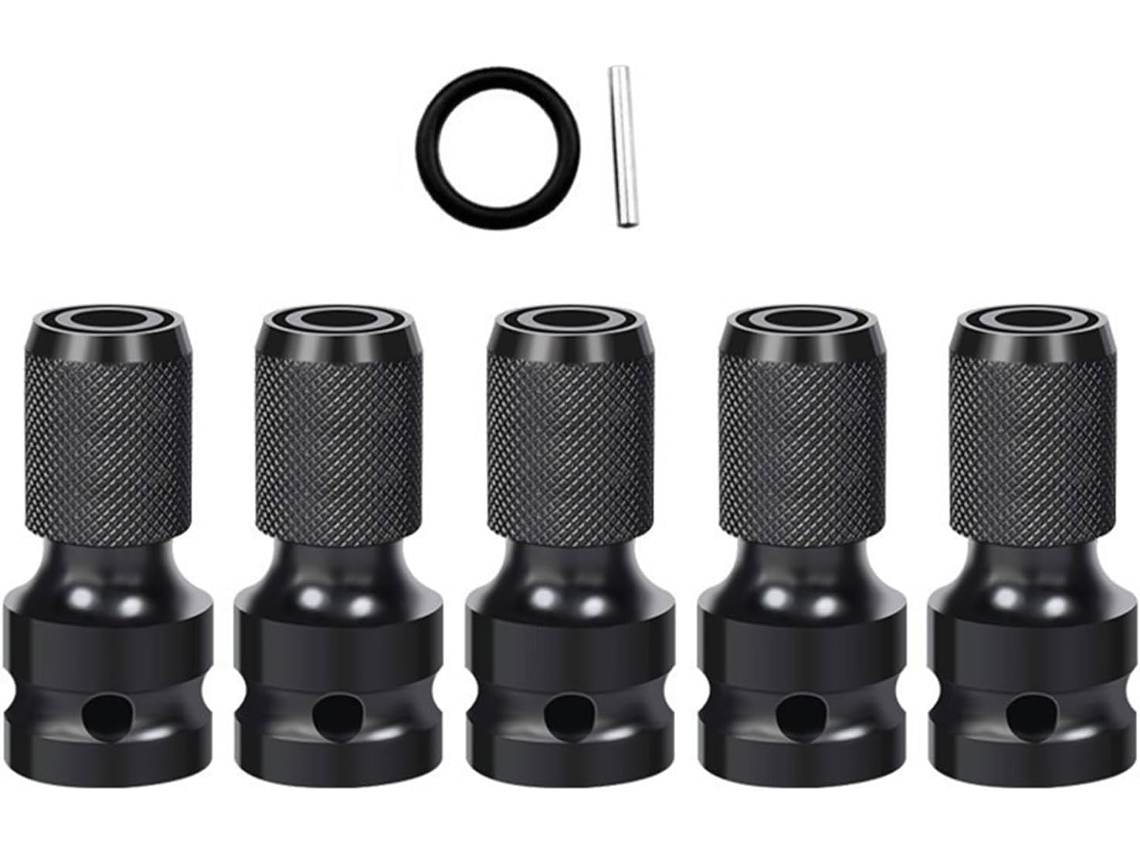 Adaptador Hexagonal De 5 Peças Que Converte Encaixe Quadrado 1/2