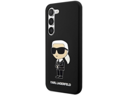 Capa Ikonik Nft para Samsung Galaxy S23 Plus KARL LAGERFELD Preto