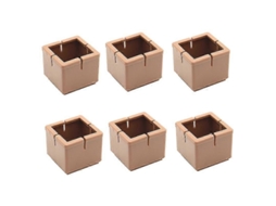 Pack 24 Protetores Silicone Pés Cadeiras Mesas Móveis. Chão Madeira.