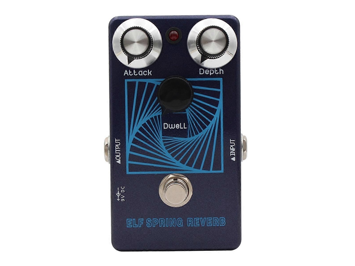 Pedal de Efeito de Reverb de Mola para Guitarra e Baixo, Reverb com Timbre Vintage, Reverb Analógico/digital Arrepiante, Bypass Verdadeiro AQUAFORGE
