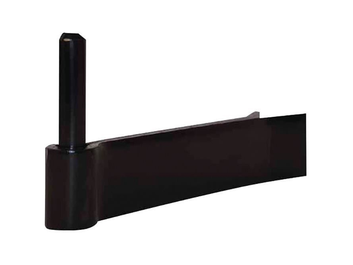 Dobradiça De Vedação Reforçada 14 35x4 L100mm Preta Afbat