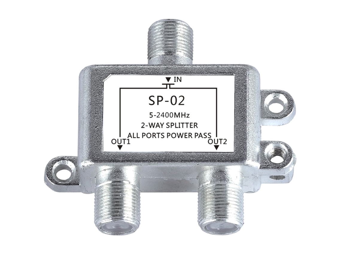 Divisor De Sinal Tv Baixa Perda 4,5db 2 Saidas