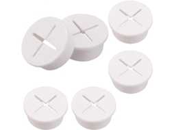 6 Unidades De Ilhós Silicone Para Cabos 2, 5 Cm