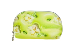 Bolsa de Maquiagem Portátil TPU à Prova D'água, Semicircular, para Viagem, com Fechamento Zipper com S/MARCA