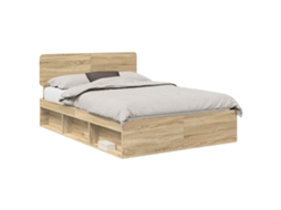 Estrutura da Cama com Cabeceira Sonoma 140 X 200 Cm MAISON EXCLUSIVE