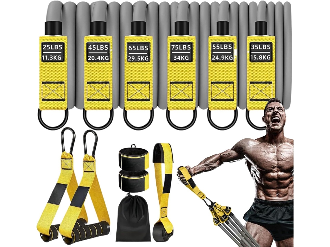 Faixas Elásticas De Treinamento Faixas De Resistência Ajustáveis Com Alças | Acessórios De Gokoco