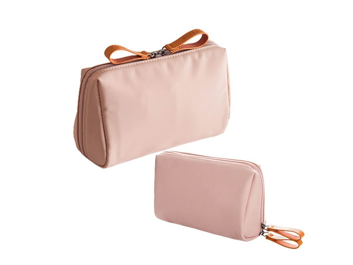 Bolsa De Maquiagem De Viagem Pequena Impermeável Portátil Para Bolsa, Bolsa De Cosméticos Mini Vermelha