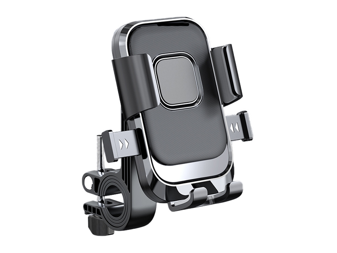 Suporte Para Celular Para Bicicleta E Motocicleta , Rotação De 360°, Preto. Aquaforge (2 Unidades)