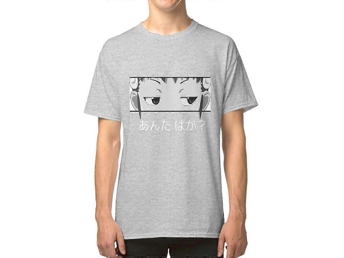 Camiseta Hachikuji Anta Baka Tamanho S M L XL XXL 3xl Algodão Antienruguecimento Estilo Clássico | S/MARCA