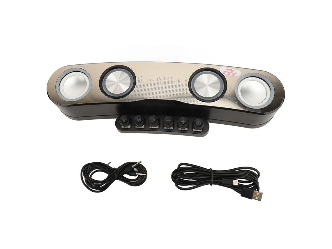 Altifalante de Computador Altifalante para Jogos Rgb de Mesa EOOCOO (bluetooth 5.0 Led Colorido)