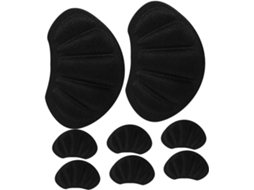 Calcanhares De Espuma Preta, 4 Pares Para Mulheres