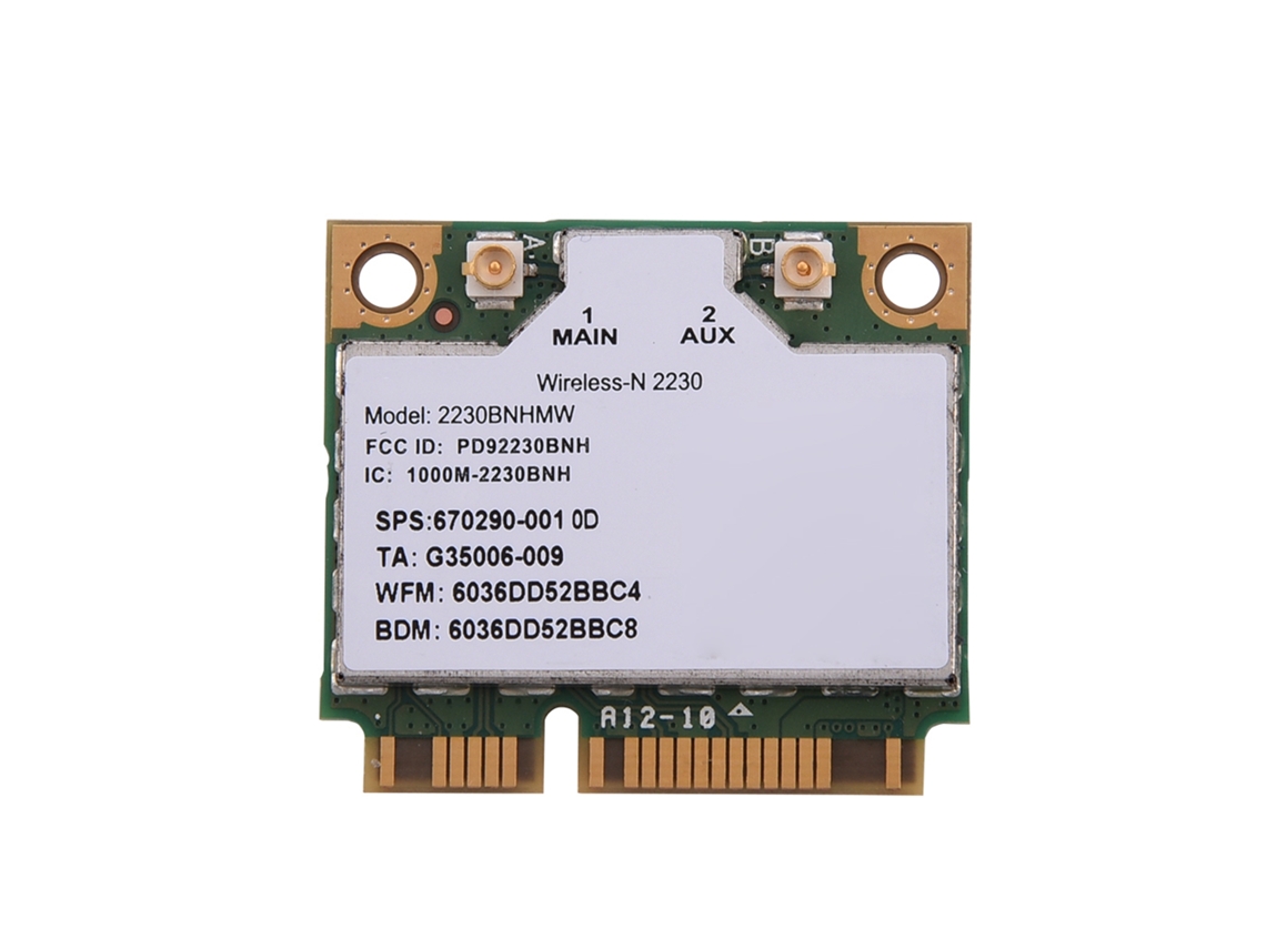 Placa De Rede Sem Fio (transmissão De 300mbps, Bluetooth E Wifi Integrados) Placa De Rede Sem Fio Intel N2230