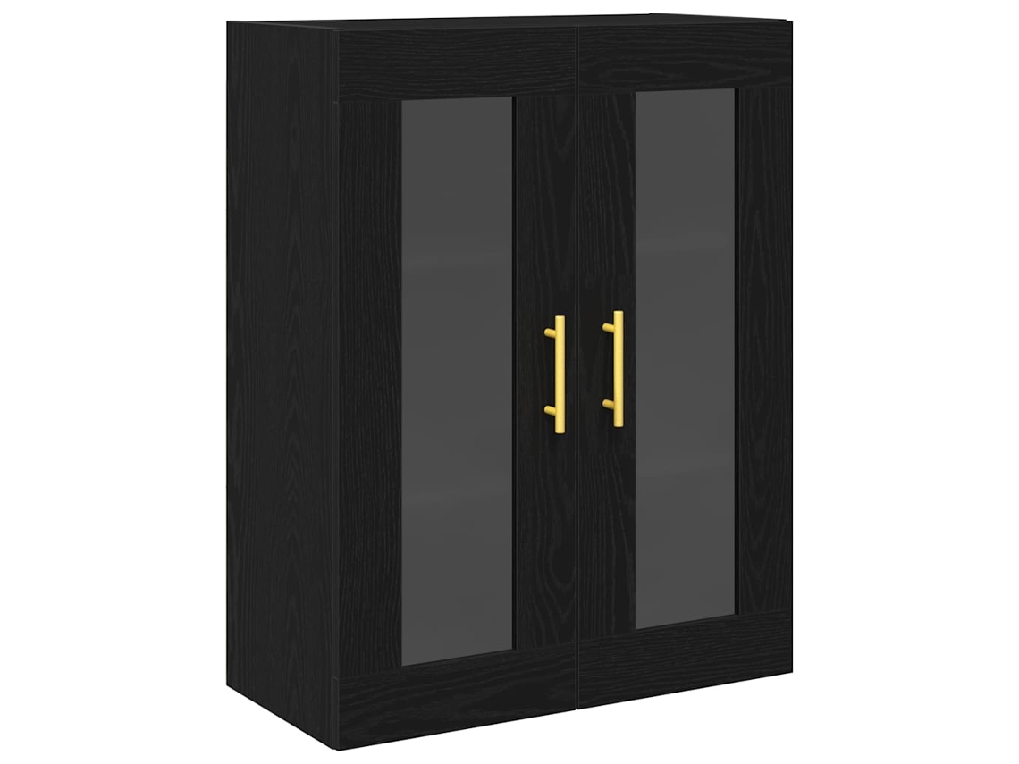 Armário de Parede Carvalho Preto 69,5 X 34 X 90 Cm MAISON EXCLUSIVE