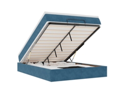 Ottoman Bed, Ottoman Beds Vidaxl Azul Veludo (140 X 190 Cm)