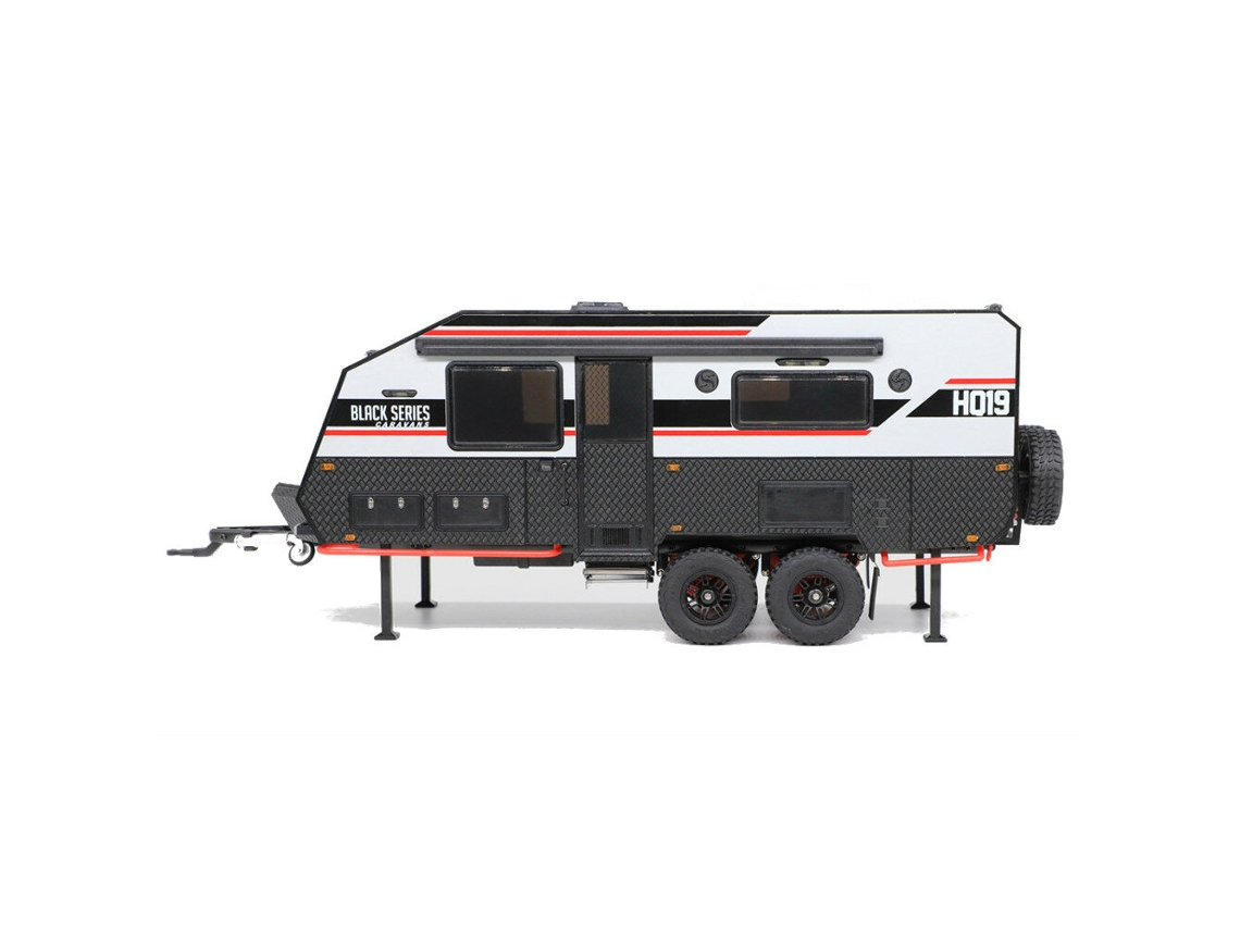 Kit de Montagem de Reboque Orlandoo Oh32n01 À Escala 1/32 para Modelos de Veículos Pintados Sem Motor Blackseries Hq19 Camper. MDUG