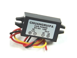 Conversor À Prova Dágua De 12v Para 6v, 18w Máx. 3a, Fonte De Alimentação Cc/cc Aquaforge (novo)