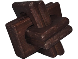 Decoração Rústica Com Nó De Madeira E Entalhe De Corrente À Esquerda, Ideal Para Mesa De Centro, Gokoco