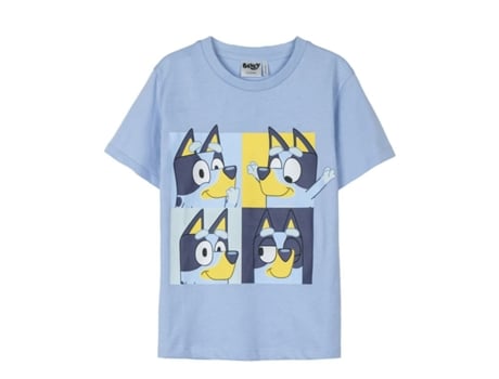 Camisola de Criança BLUEY Algodão Azul (6 anos)