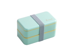 Lancheira De Camada Dupla Sem Bpa Para Micro Ondas Bento Box Food Aquaforge