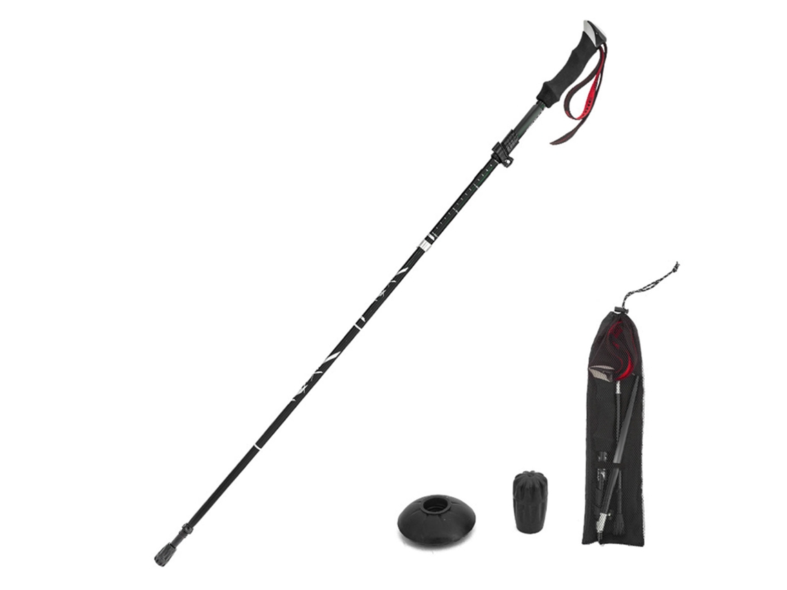 Pau de Trekking Leve 5 Vezes para Caminhadas Camping
