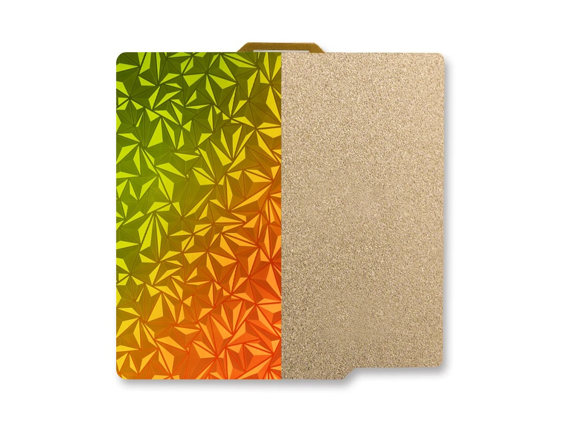 Placa De Impressão 3d 257x257mm Chameleon Smooth + Texturada Pei Acero Flexible Para Bambu X1c/x1/x1e/p1p/p1s/a1