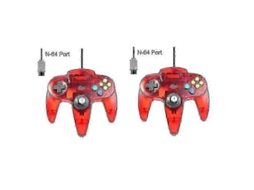 Pacote Com 2 Controles Com Fio Vintage De 64 Bits Para N64, Para Substituição De Gamepad De Jogos Retrô Ly Ebike