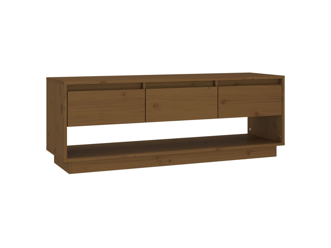 Tv Cabinet, Tv Cabinets Vidaxl Marrom Madeira De Pinho (n/a)
