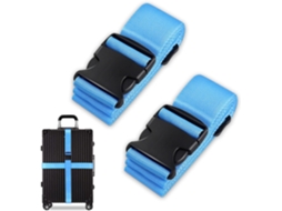 Conjunto De Alças Para Malas Viagem, Acessórios De Viagem, Cinto De Mala Reforçado Com Fivela Liberação Rápida, Alças Pretas Ajustáveis​​ Para Malas