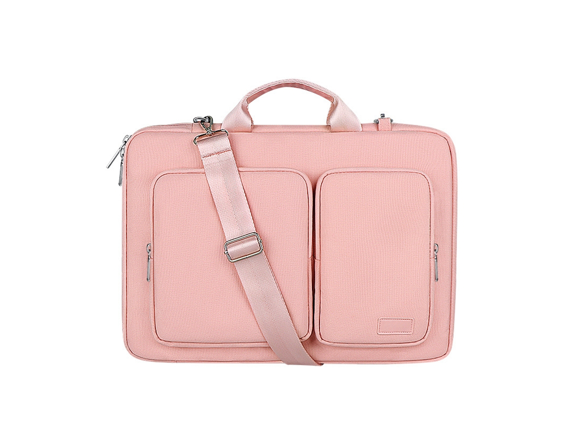 Bolsa Para Portátil Czhhmart Com Alça De Ombro, Compatível Com Notebooks De 15.5 E 16 Polegadas Rosa