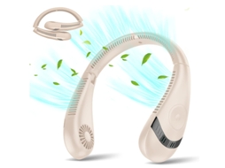 Ventilador De Pescoço, Ventilador Dobrável Sem Lâminas De 5000mah 360° De Resfriamento Ventilador Pessoal Portátil, Rosa Yizhood