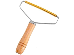 Removedor de pelos portátil, escova dupla, sem bateria | S/MARCA