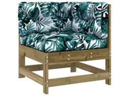 Corner Sofa, Corner Sofas Vidaxl Marrom Madeira De Pinho Impregnada (n/a)