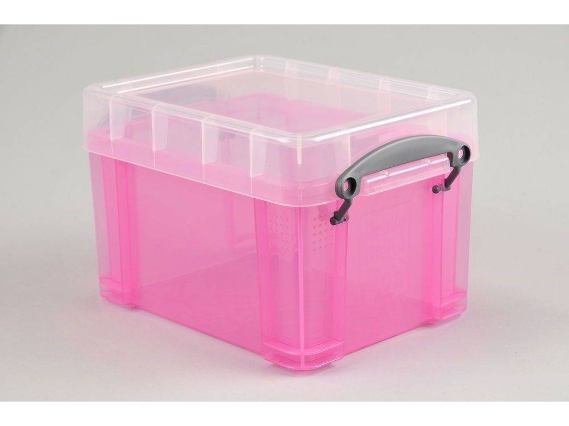 Caixa de Arrumação REALLY USEFUL BOX Rosa (3 L)