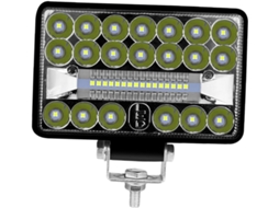 Farol de trabalho LED ultrabrilhante de 108 WE com 4 lâmpadas para tratores e quadriciclos.