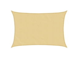 Maison Exclusive - Para-sol Estilo Vela 5x3 M Oxford 100% Poliéster Cor Areia