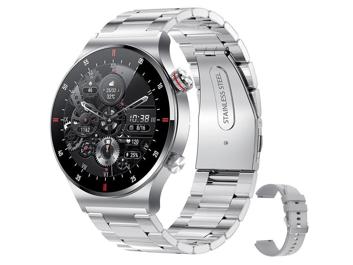 Smartwatch Qw33 Prata