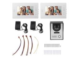 Sistema De Controle De Acesso Com Interfone De Vídeo Um Para Dois De 7 Polegadas (visão Noturna, Interfone Bidirecional)
