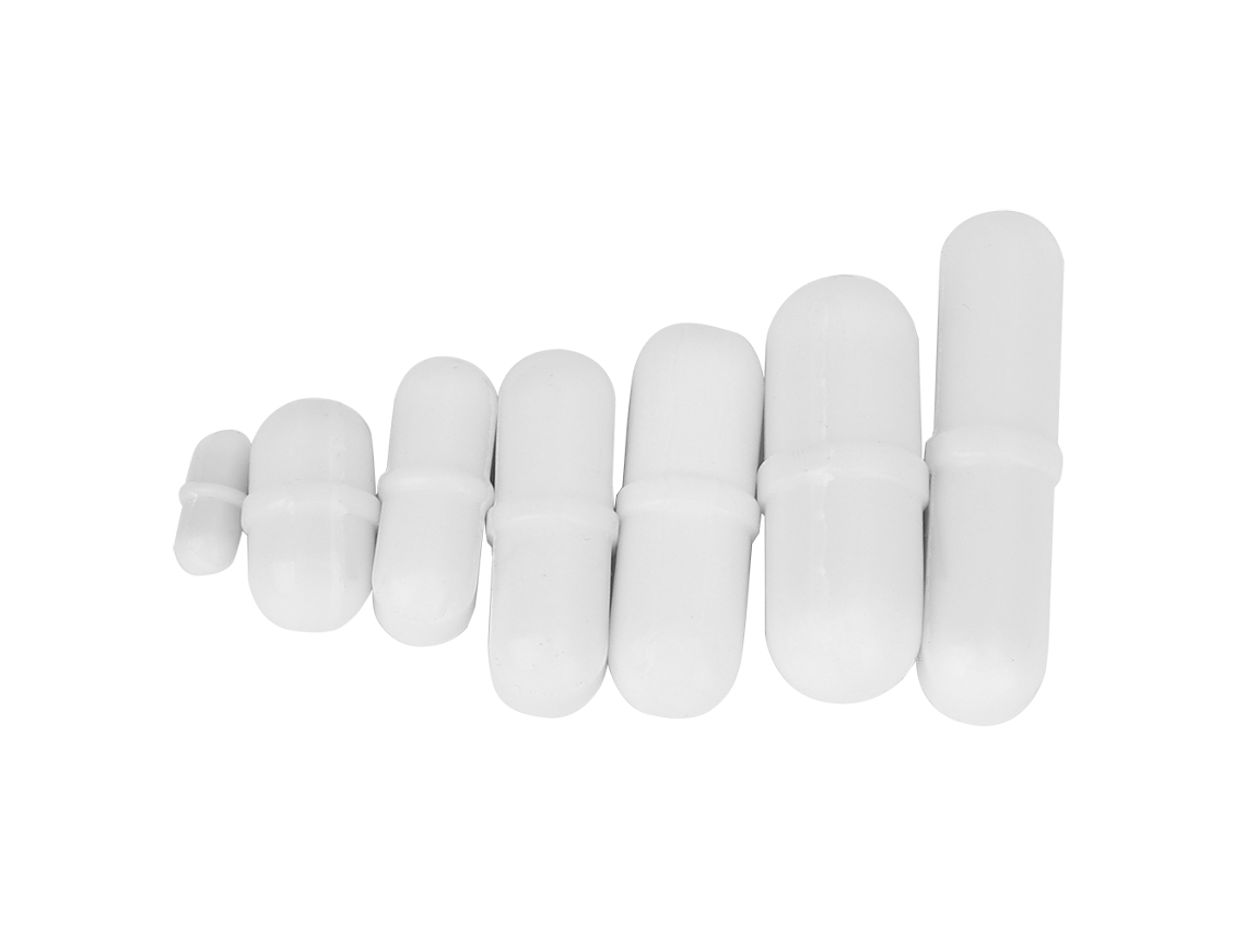 7 Piezas De Barra De Agitación Magnética Ptfe Tipo B Para Laboratório