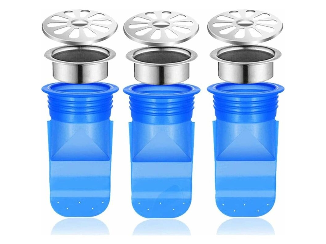 Tampa de Silicone em Aço Inoxidável, Automático, para Ralo de Pia AQUAFORGE