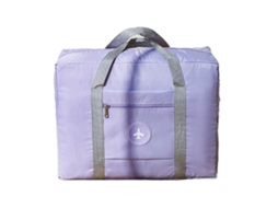 Bolsa AQUAFORGE de alta capacidade, acabamento moderno, cor sólida, para levar na mão (roxa)