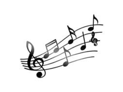 Adorno de Parede de Arte de Ferro com Nota Musical Simples para Decoração Residencial e Presente 40x21,5 Cm Negro